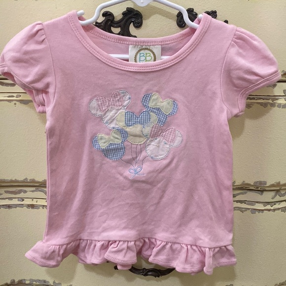 blanks boutique Other - Minnie Mouse Embroidered Shirt—Size 12-18 Months